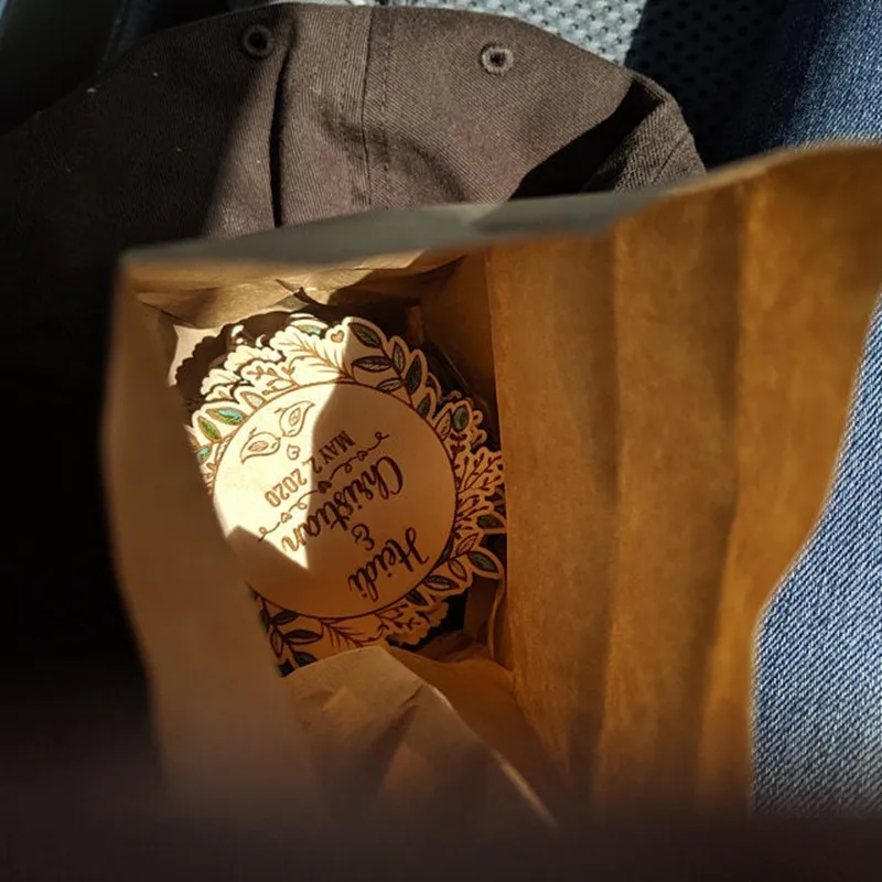 Персонализированные Свадебные лазерные магниты для сохранения даты цветочный