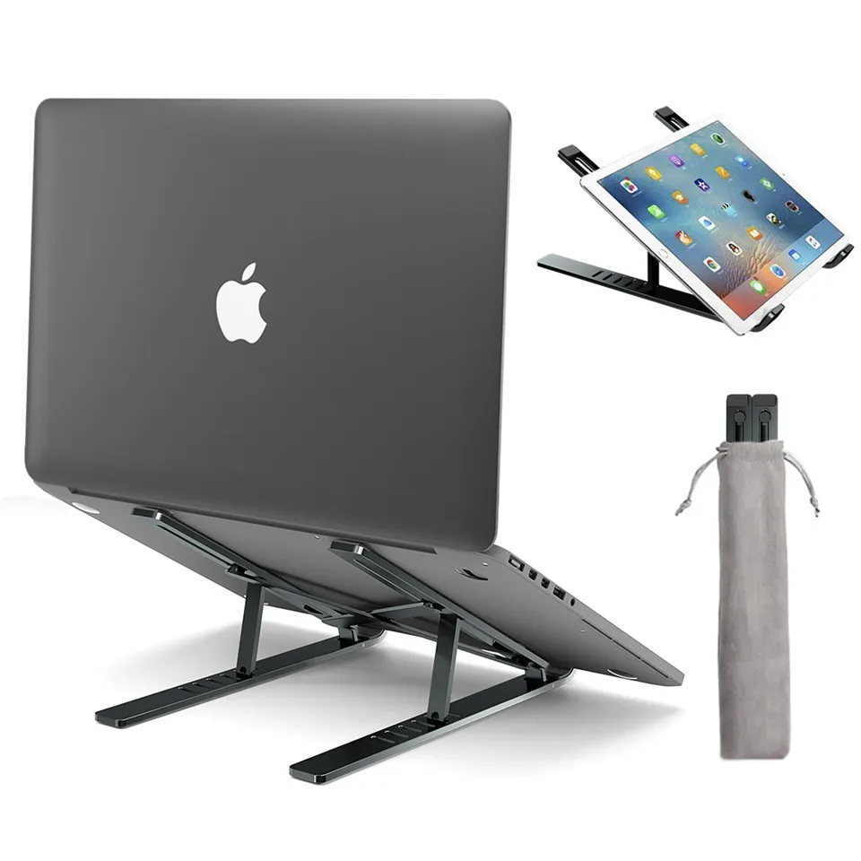 LINGCHEN держатель для ноутбука MacBook Air Pro подставка складной из алюминиевого сплава