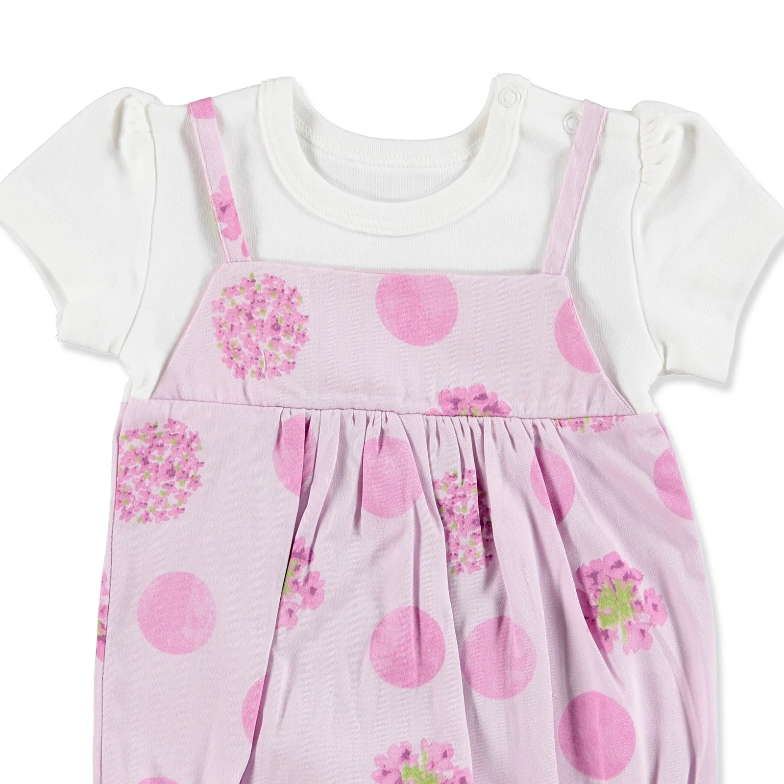 Ebebek HelloBaby/летнее боди в горошек с цветочным рисунком для маленьких девочек| |