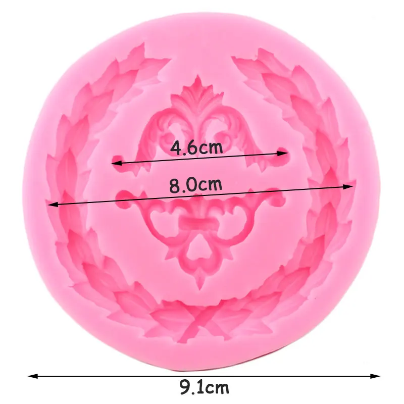 Листья венок силиконовые формы листьев рельеф штамповый торт декоративные