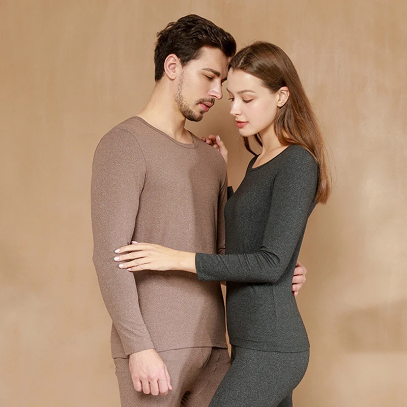 Комплект женского осенне-зимнего термобелья Flarixa из плюша длинные брюки - купить