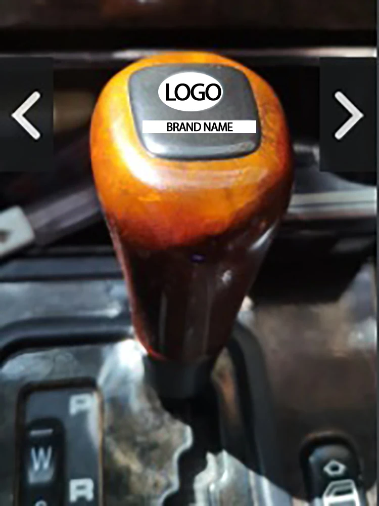 Gear Nob для Mercedes AMG напечатанный на заказ декоративный логотип ручной работы