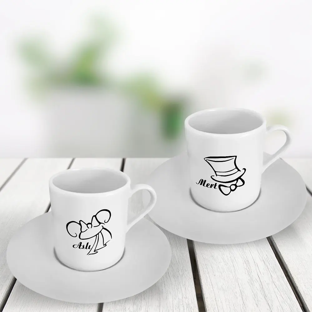 

Personalized Dual Turkish coffee Cup Pad-8