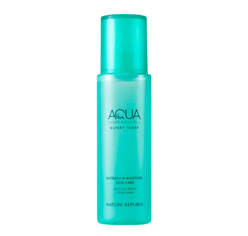 Nature Republic Super Aqua Max Watery Toner Увлажняющий тонер для лица на основе морской воды |