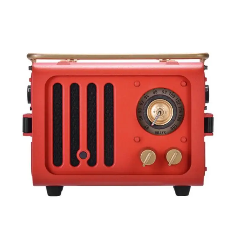 

Military Jeep Radio IPX5 Waterproof Field Wireless Bluetooth Speaker 3D Surround Car Outdoor Portable Small Subwoofer Speakers