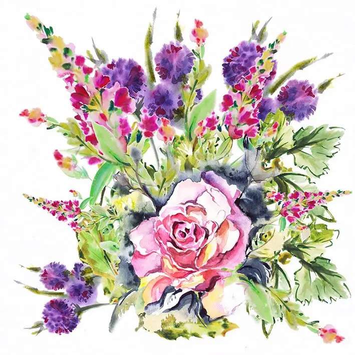 Занавес букет цветов Роза цветение романтическая декоративная природа растение