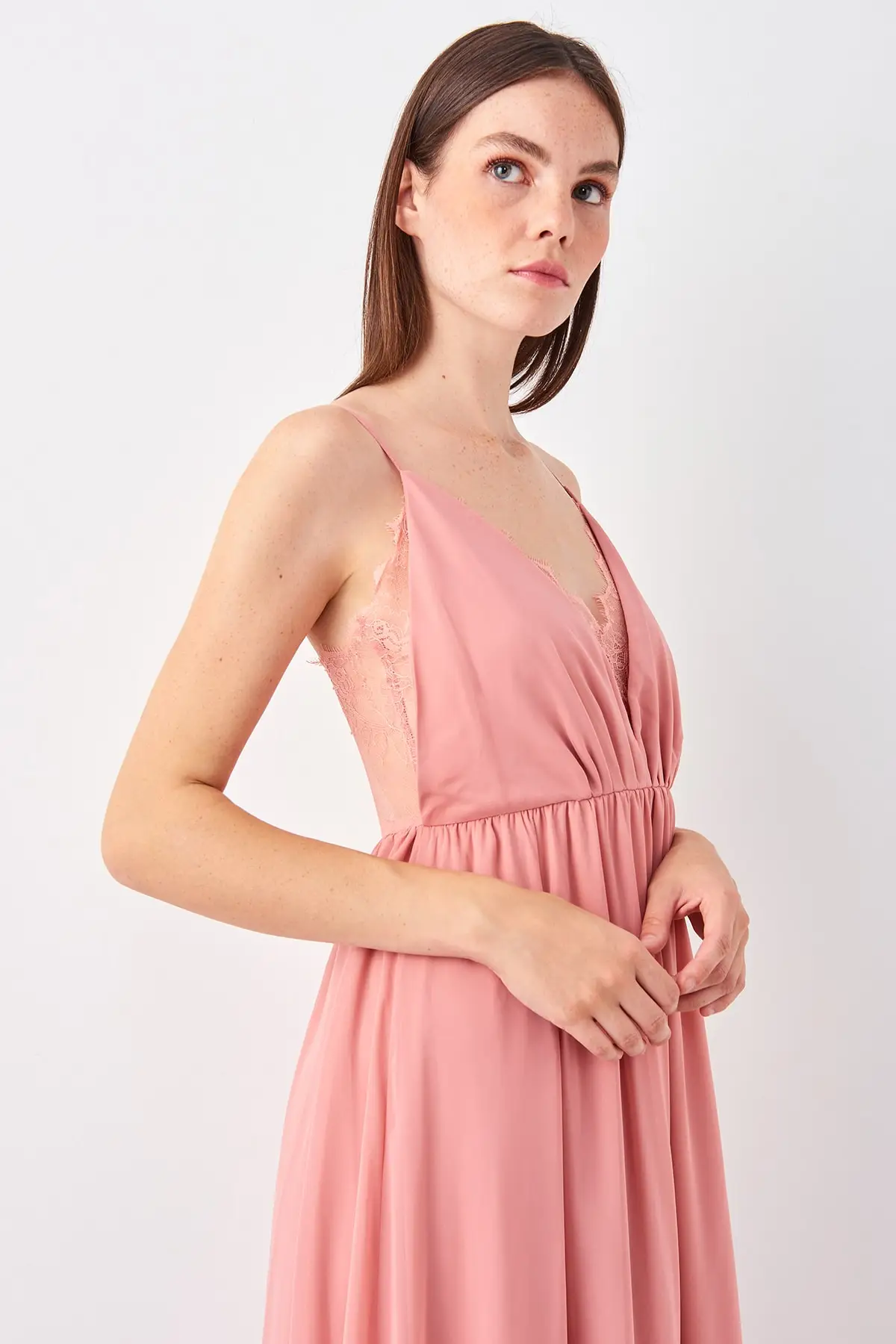 Trendyol Shir детальное вечернее платье TPRSS19AE0094|Вечерние платья| |