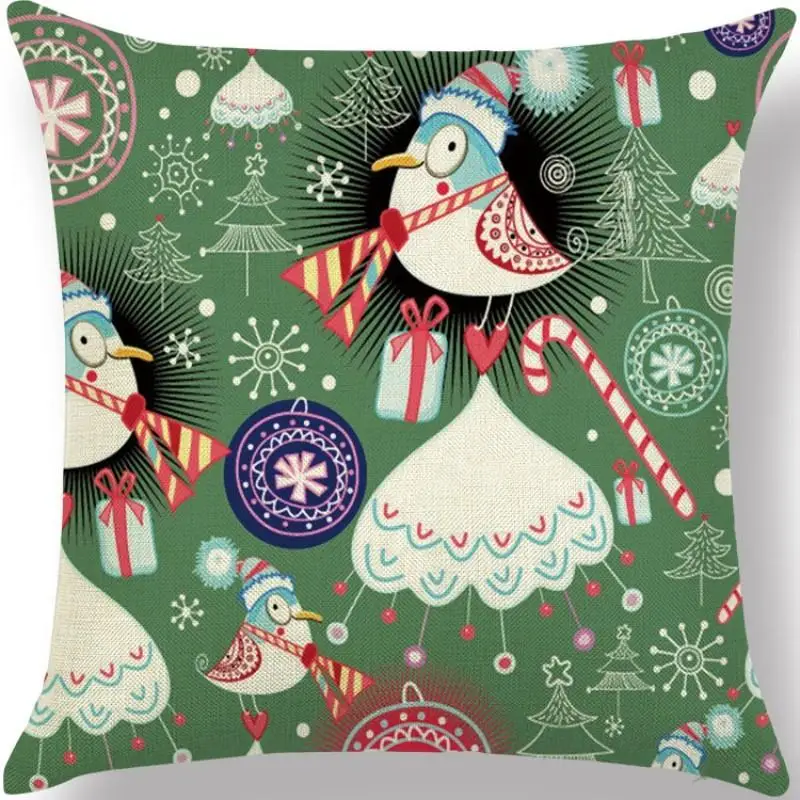 

Christmas Cushion Cover Decorative Pillow Cover Throw Pillow Case Home Decor Sofa Bed Christmas Decor for Home Pillowcase