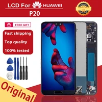 5 8 original display replacement for huawei p20 lcd screen touch digitizer assembly for p20 2018 eml l29c l09c al00 lcd screen