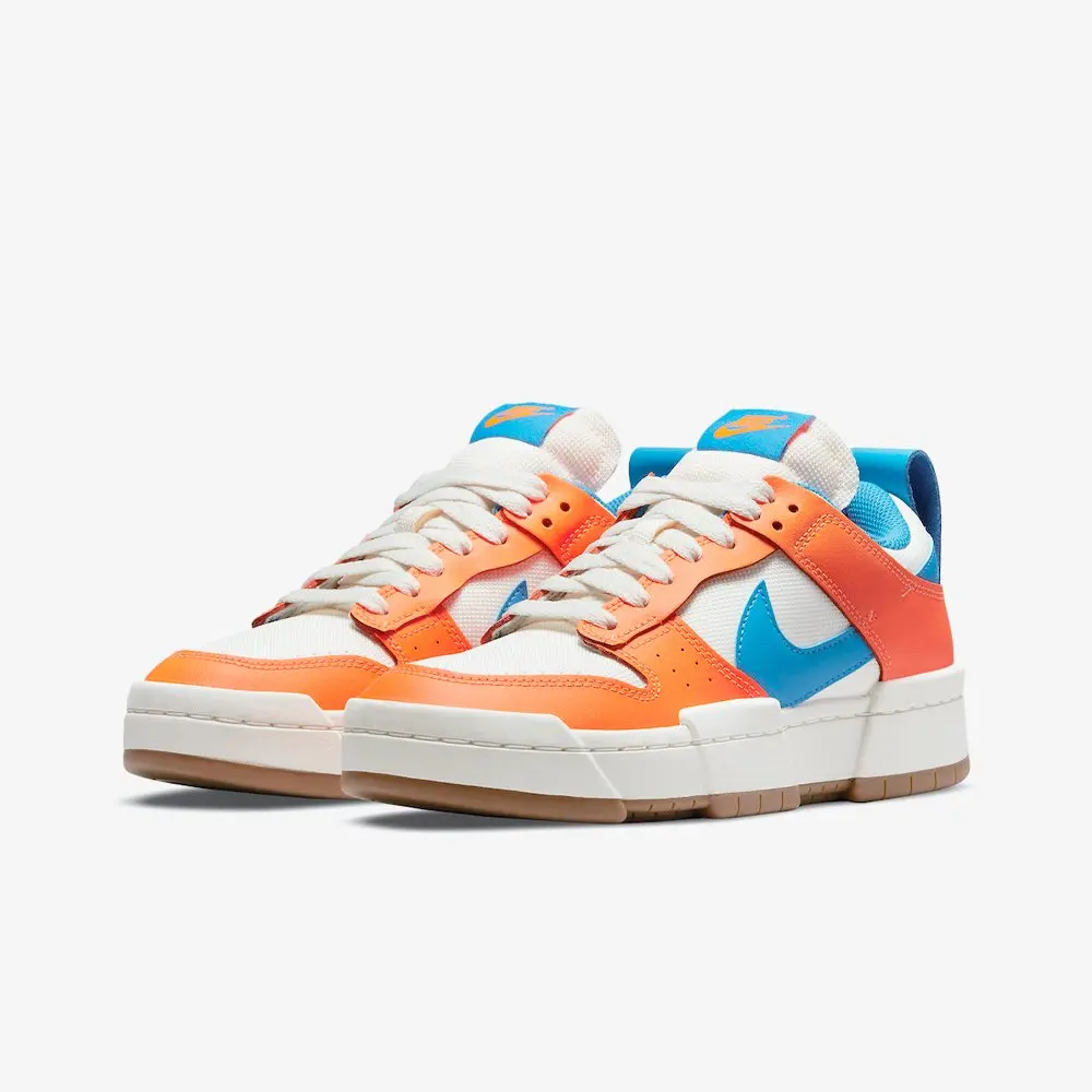 Оригинальные женские оранжевые спортивные туфли Nike Dunk Low Disrupt 'sup'' (W) | Спорт