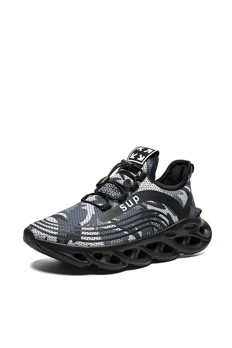

Hollow Carved Sole Sports Ready Camoflauge Trainer