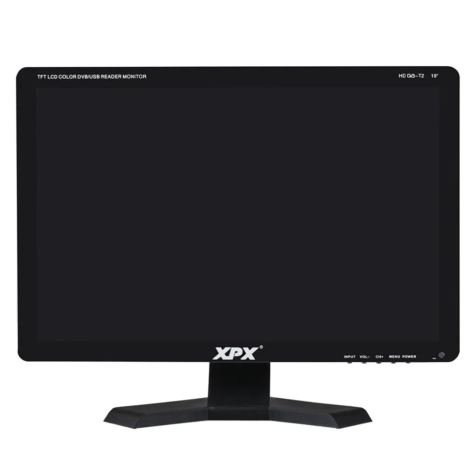 Телевизор XPX EA 199D DVB T/DVB T2 TFT светодиодный HD ТВ Поддержка TF карта USB|Портативные