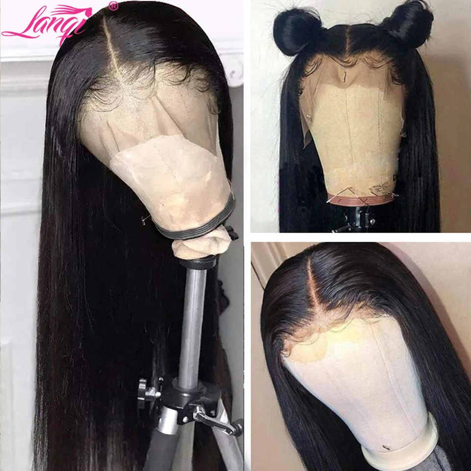 Bone Straight 30 Inch Lace Front Wig 13x4 Lace Frontal Human Hair Wigs For Women Brazilian Human Hair Wig