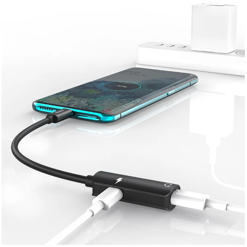 Двойной Разветвитель USB Type C 2 В 1 Конвертер Для Зарядки кабель Type-C Аудио Адаптер |