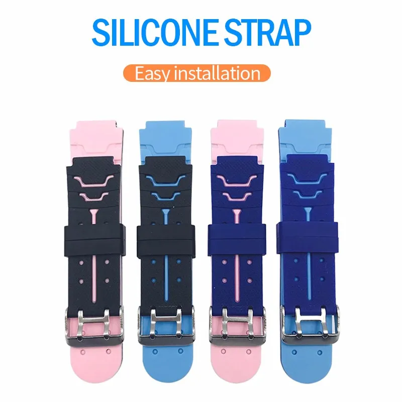 Аксессуары для умных часов Детские Смарт-часы сменный ремешок силиконовый