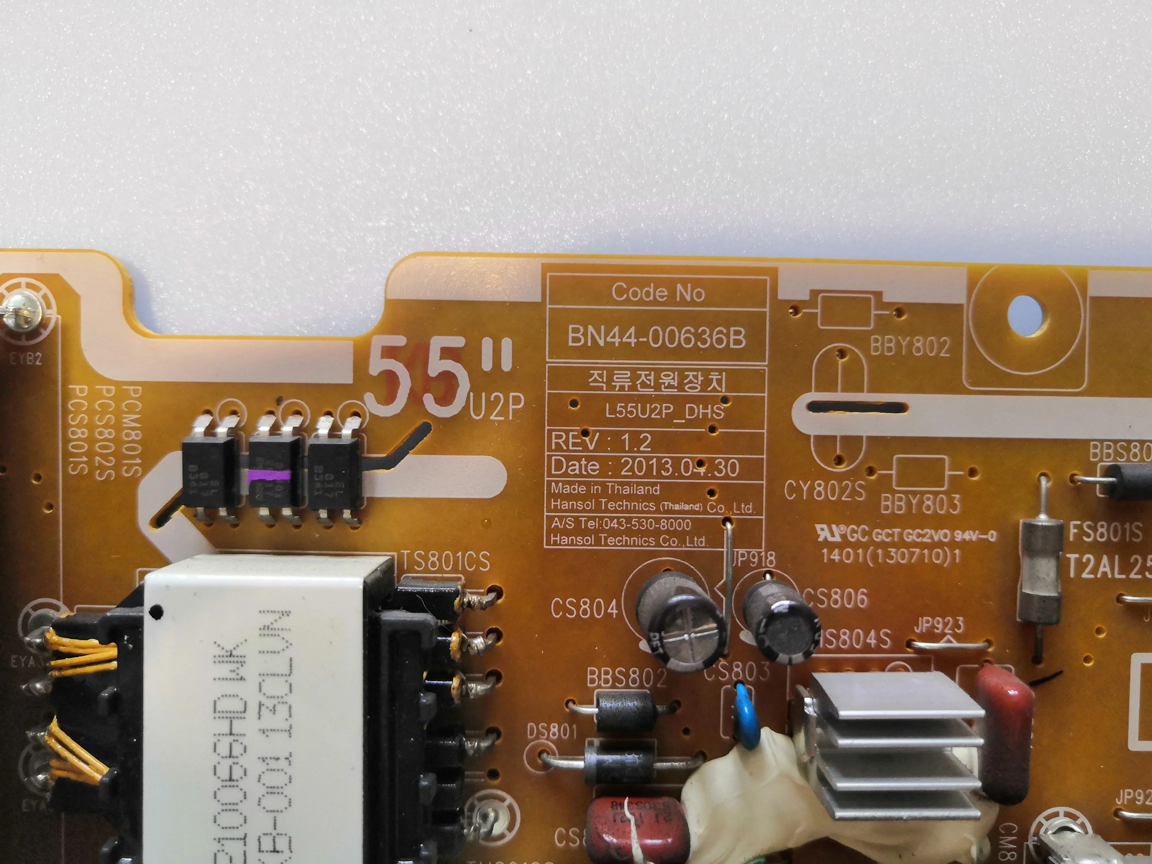 Power Supply BN44-00636B для телевизора Samsung UE55F8000 UE55F8500 и др. |