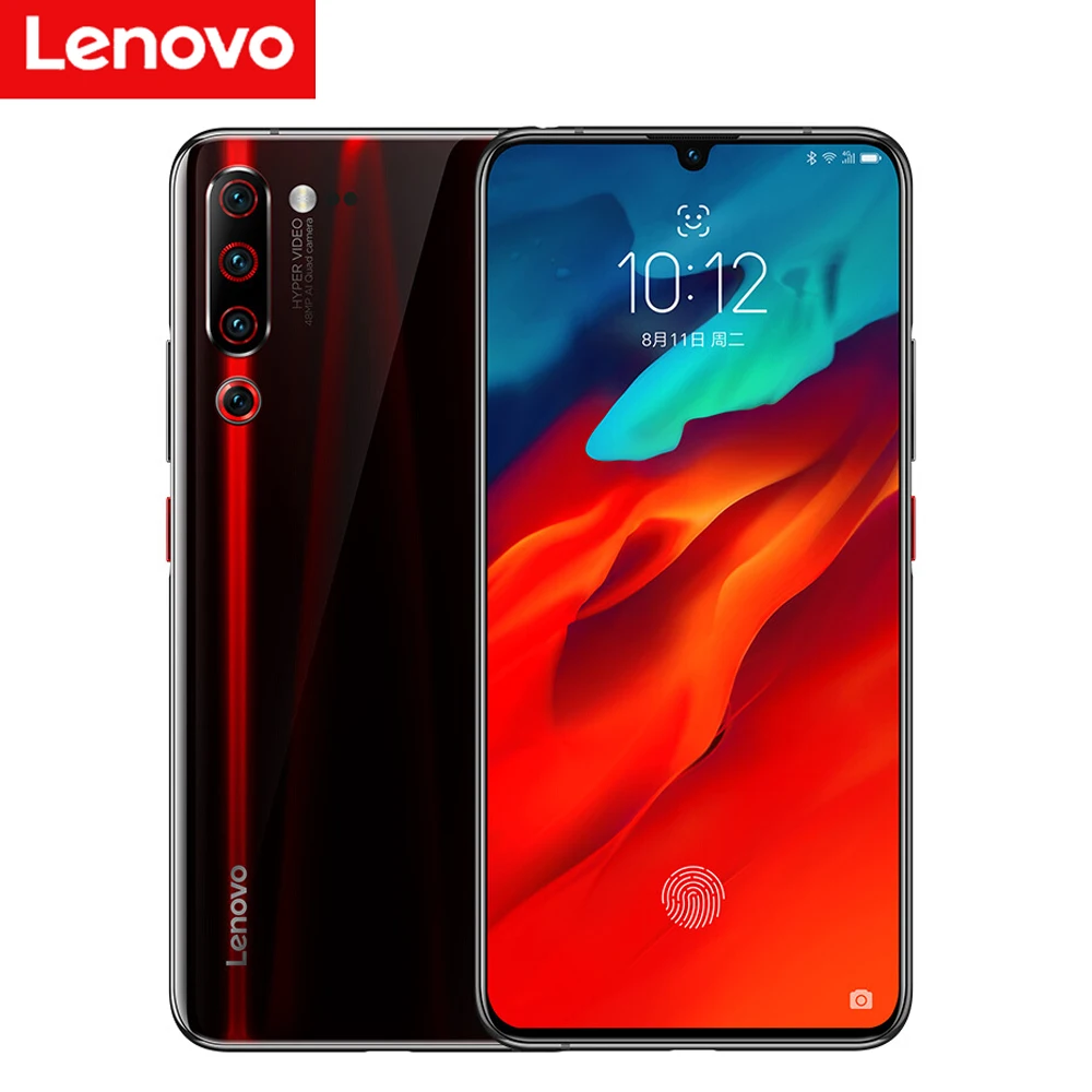 Lenovo Z6 Pro с глобальной прошивкой, 6 ГБ, 128 ГБ, Android P ZUI, 11, 6,39 дюймов, Snapdragon 855, мобильный телефон, задняя камера, 48мп, четырехъядерный смартфон