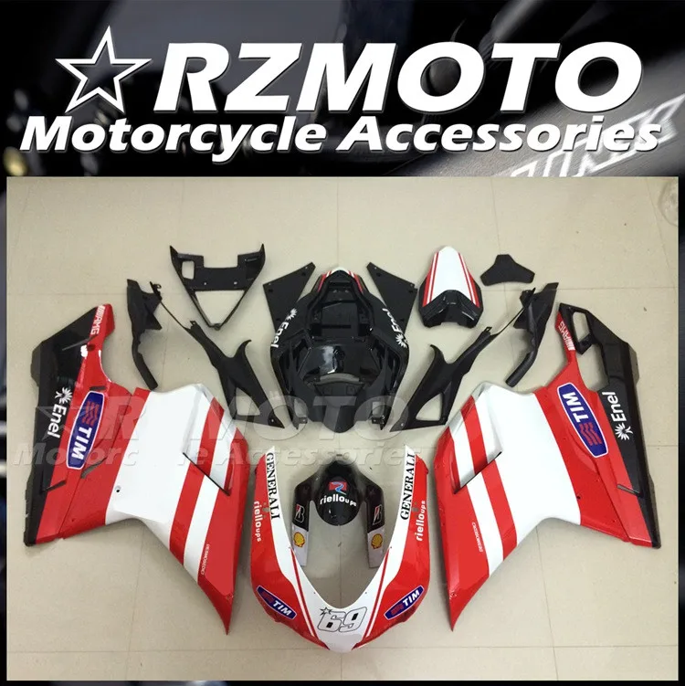 

Injection Mold New ABS Fairings Kit Fit for Ducati 848 1098 1198 Evo 2007 2008 2009 2010 2011 2012 Bodywork Set Cool 69