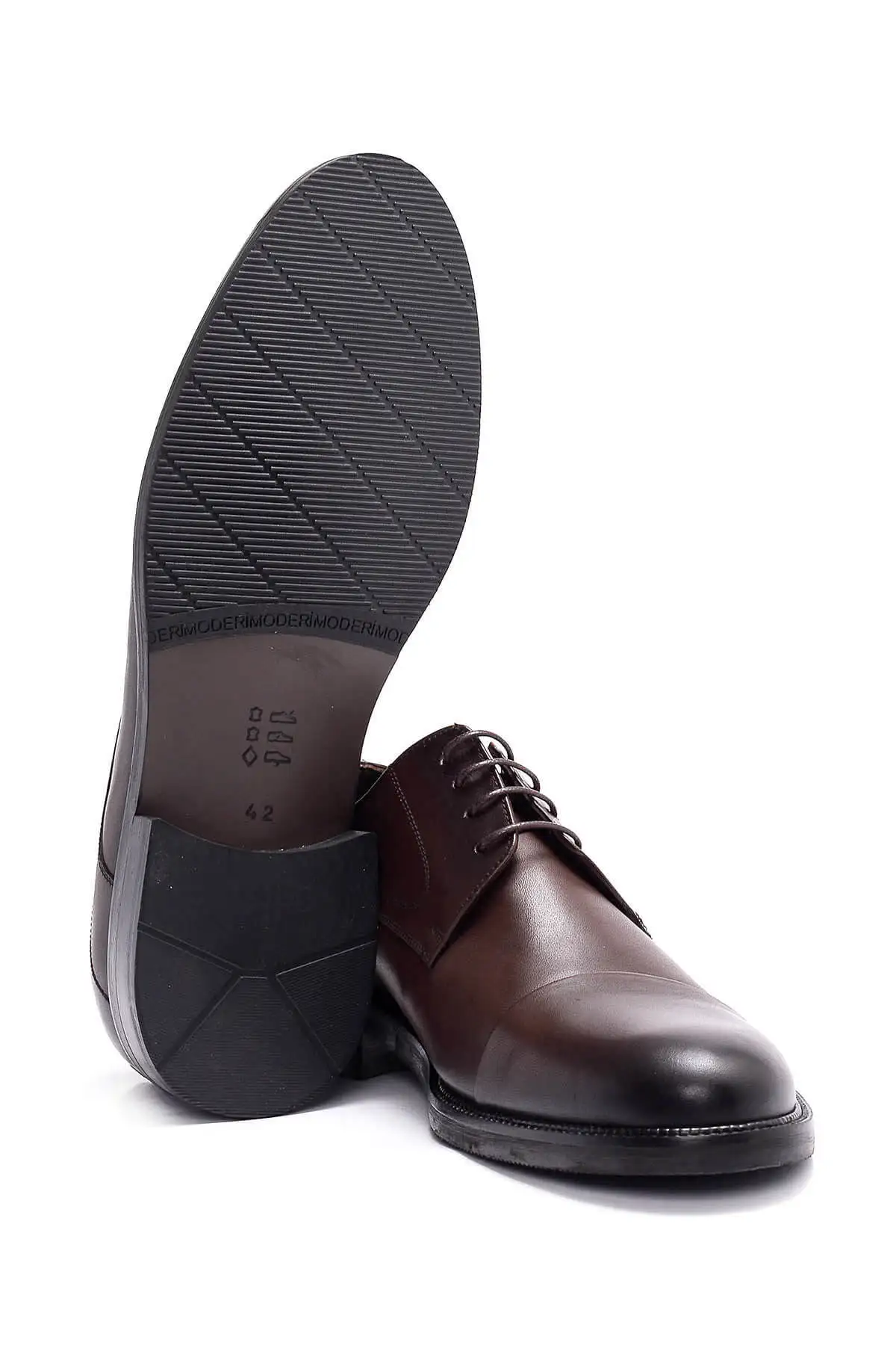 Мужская обувь из натуральной кожи Derimod коричневого цвета | Обувь