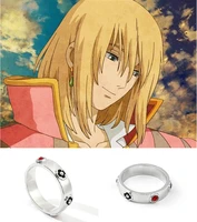 anime retro rings jewelry howls moving castle ring miyazaki cosplay howl metal adjustable accessories gift collection prop