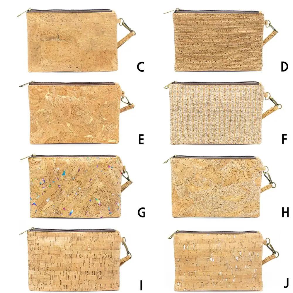 Клатч браслет из натуральной пробки с различными цветами и узорами 245|Клатчи| |