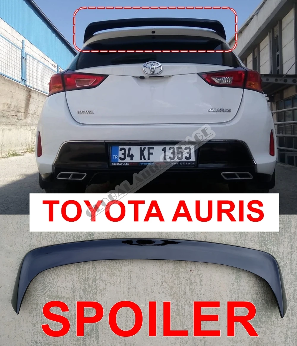 Спойлер для Toyota Auris 2015 2016 2017 2018 2019 2020 2021 автомобильная антенна спойлеры элерон