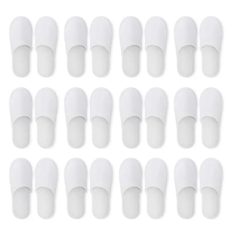 Одноразовые тапочки 100 пар одноразовые с закрытым носком подходят для мужчин и