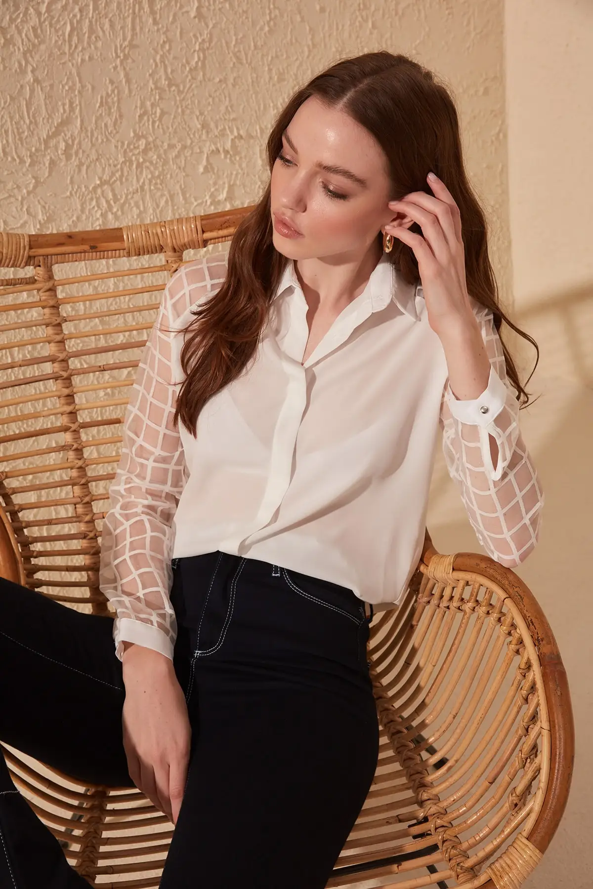 Рубашка с длинным рукавом TWOAW20GO0407|Рубашки| |