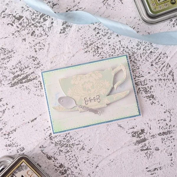 

Inloveartshop Cute Little Girl In Teacup Cutting Dies
