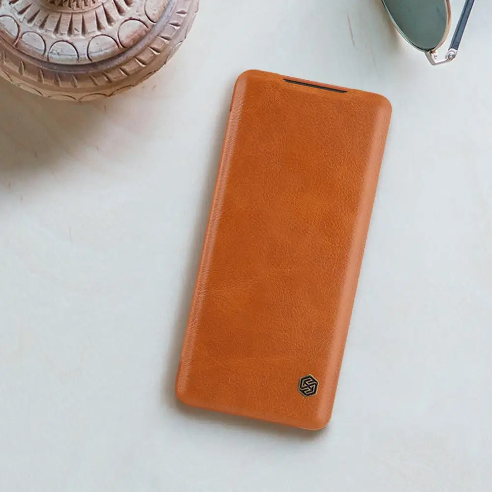 Nillkin для samsung Galaxy S20 Plus чехол Qin Флип кожаный кошелек слот карт тонкий защитный