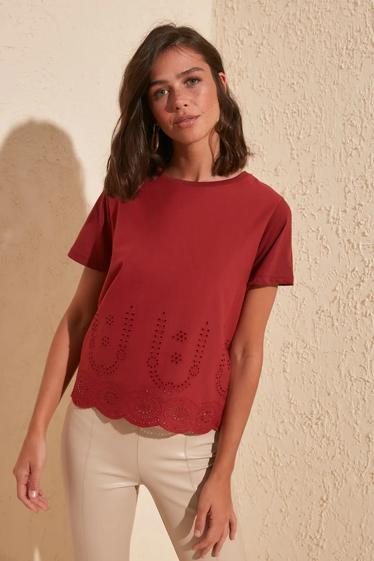 Трикотажная блузка TWOSS19XU0031|Блузки| |
