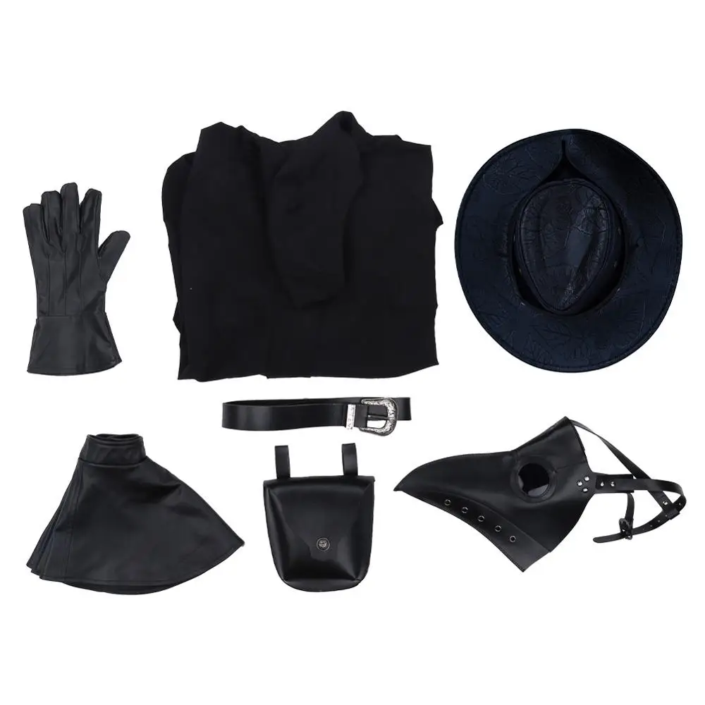 Женский костюм Чумного доктора для косплея в стиле стимпанк Хэллоуина и