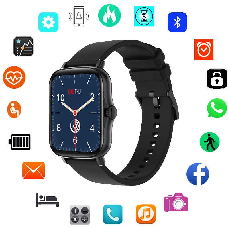 

2021 1.69inch Full Touch Smart Watch Men Woman IP67 Waterproof Fitness Tracker Bracelet GTS 2 Smartwatch for Xiaomi Android Ios