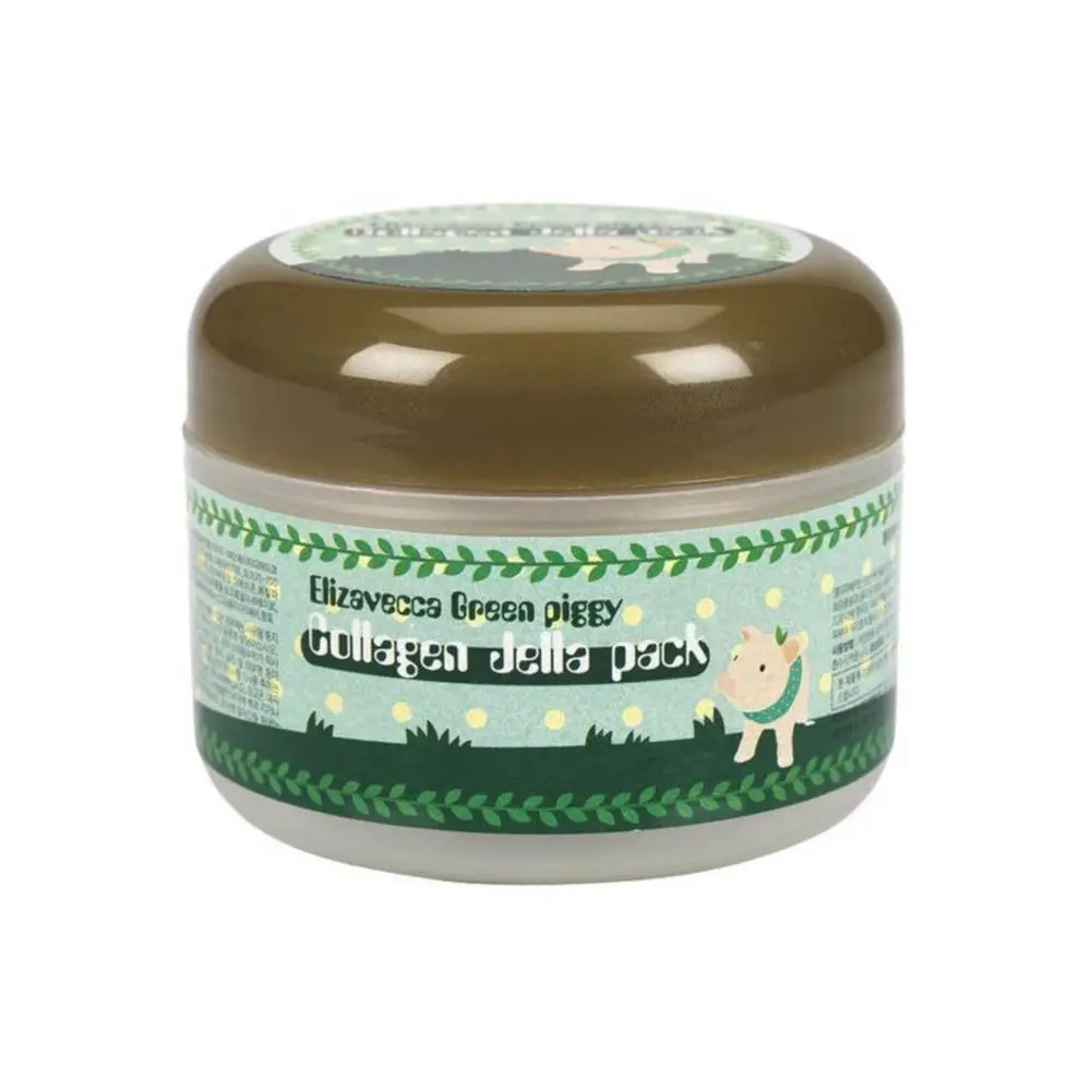 Elizavecca / Коллагеновая маска для лица Green Piggy Collagen Jella Pack (100 мл) Корейская косметика |