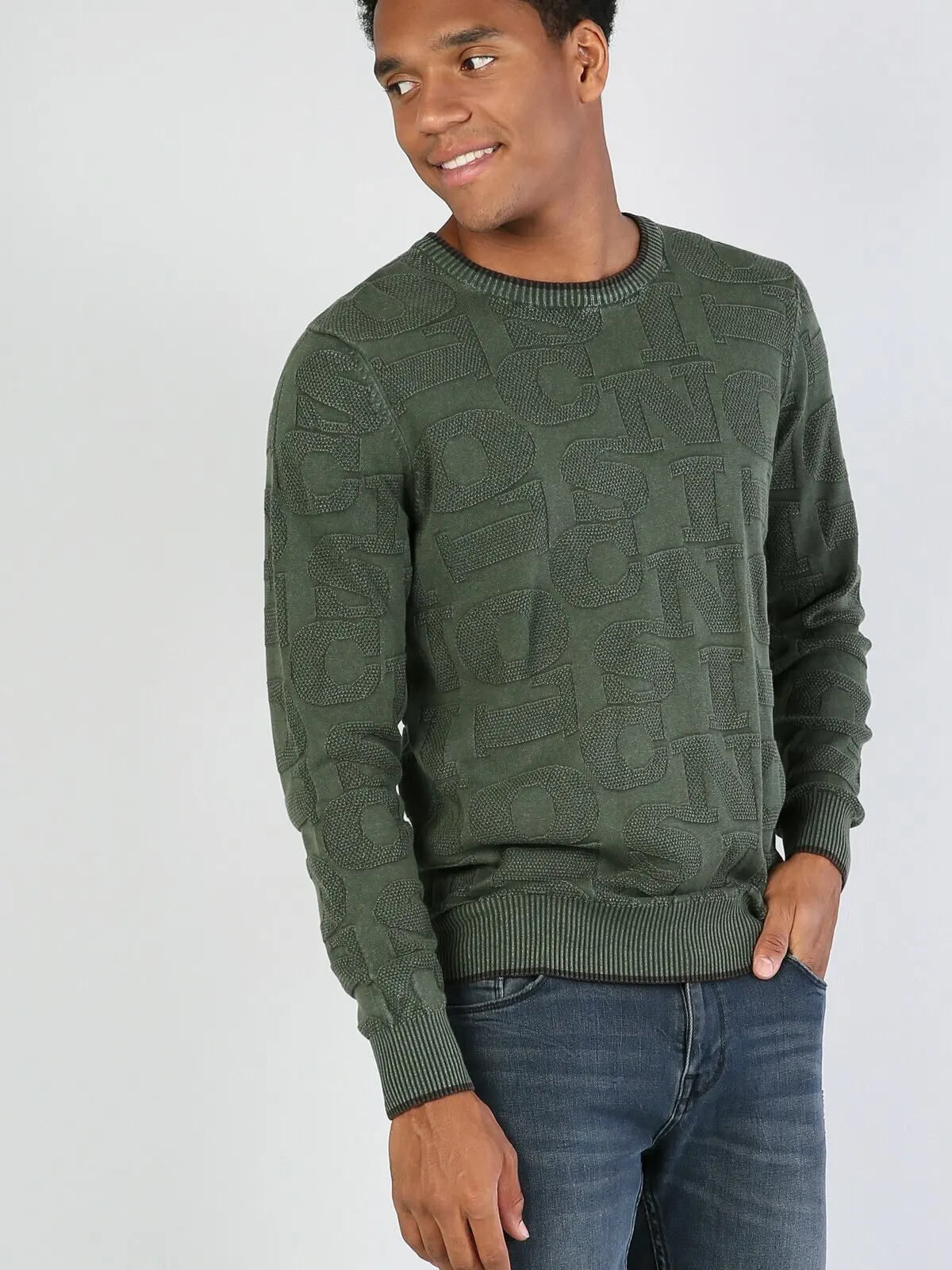 

Мужские свитера KHAKI, модные свитера, верхняя одежда CL1028266