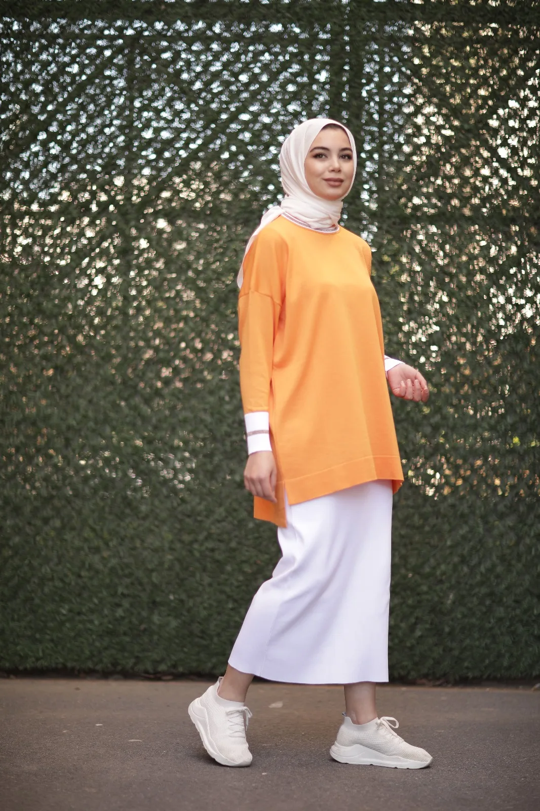 

Butik Melike Ribbed Short Tunic Women's Tunic 2021 New Arrivals hijab abaya muslim fashion sets islamic clothing prayer garment