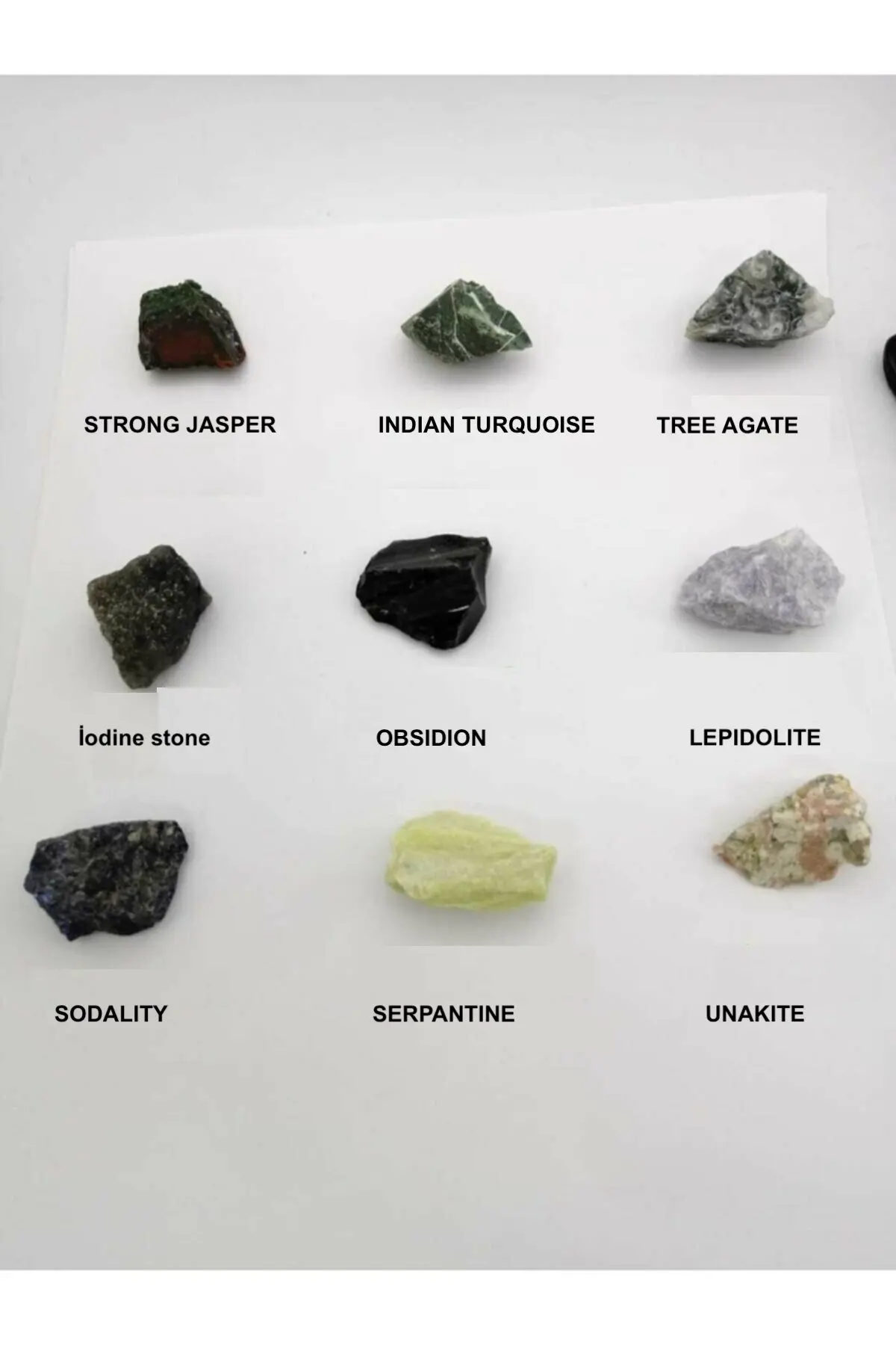 

Натуральные камни 24 шт. Zeolite Amazonite Unakite черный турмалин тигровый глаз Змеиный зеленый агат