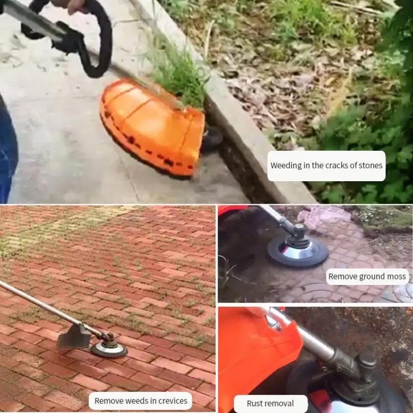 6/8inchs стальная проволочная щетка для колеса триммер травы подходит садового