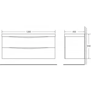 Тумба под раковину BelBagno Marino 120 rovere grigio (MARINO 1200 2C SO RG P)|Столики с раковиной для ванны|