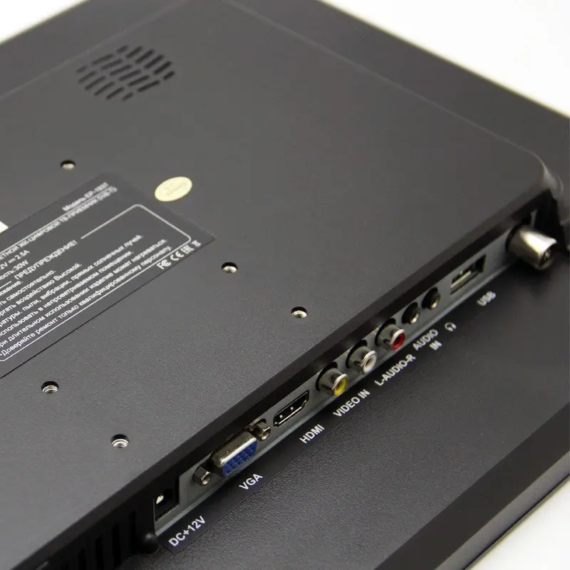 Автомобильный телевизор Eplutus EP 193Т DVB T/DVB T2 TFT светодиодный HD ТВ Поддержка TF карта