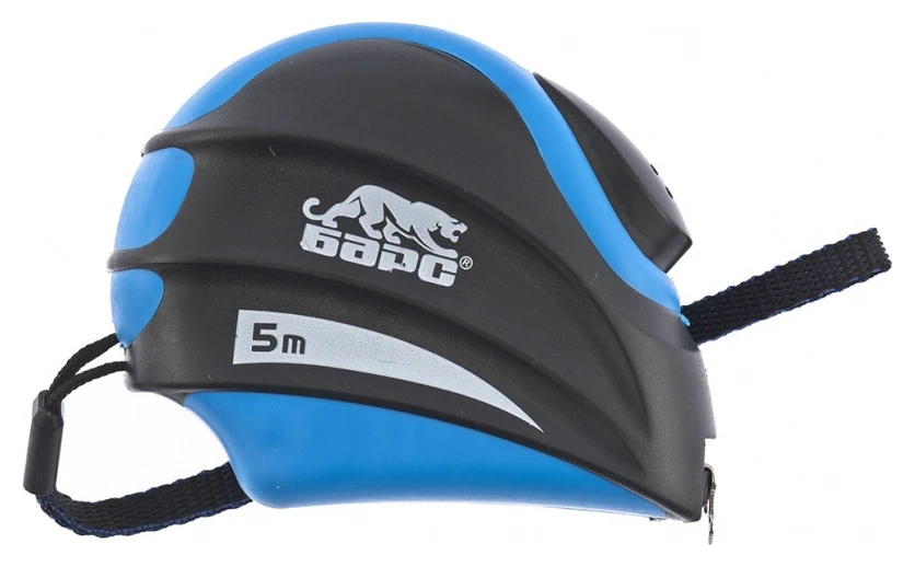 Барс Рулетка полимер 5 м х 19 мм автоматическая фиксация эргономичная форма |