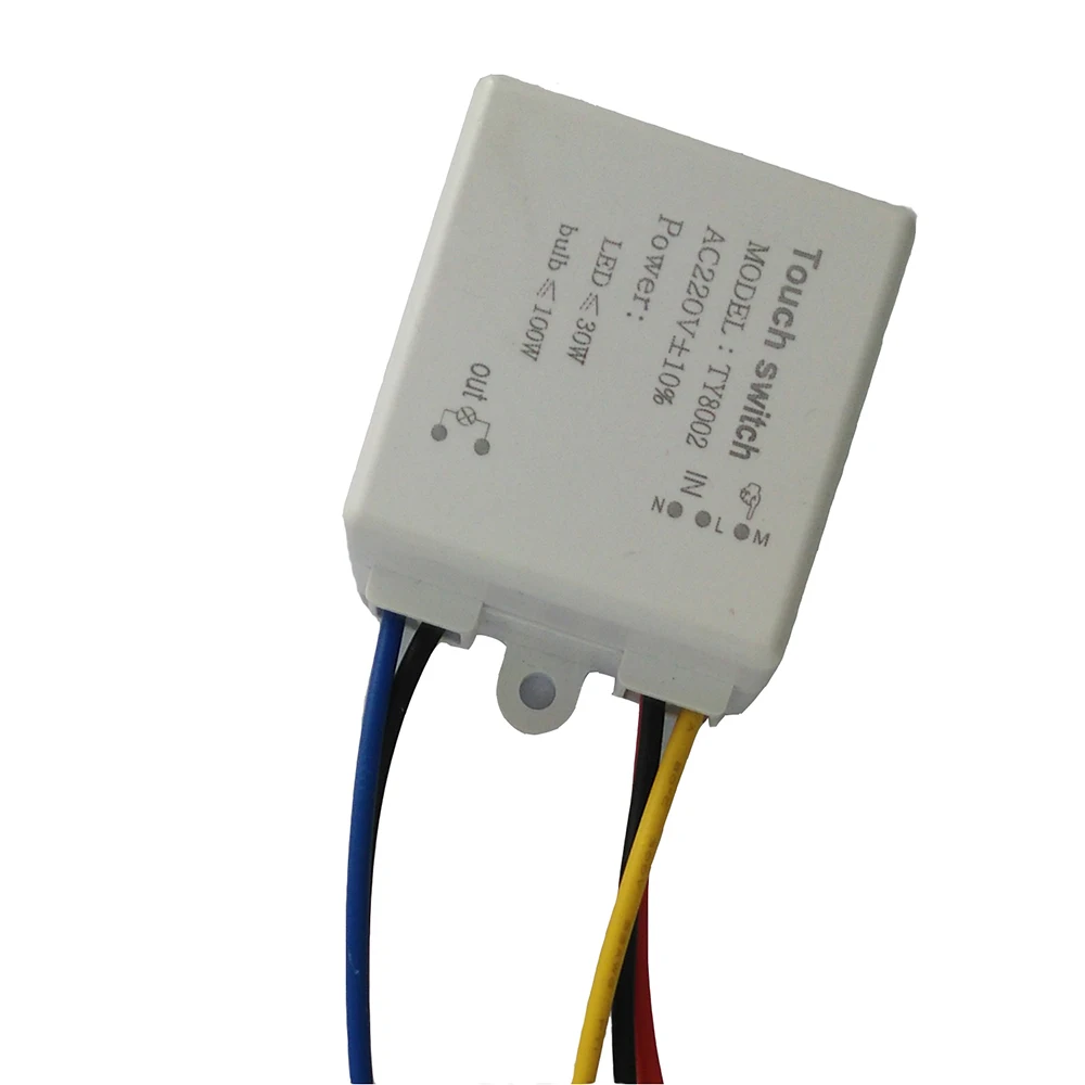 Сенсорный 4 полюсный диммер Taidacent 220 В сенсорный выключатель настольная лампа