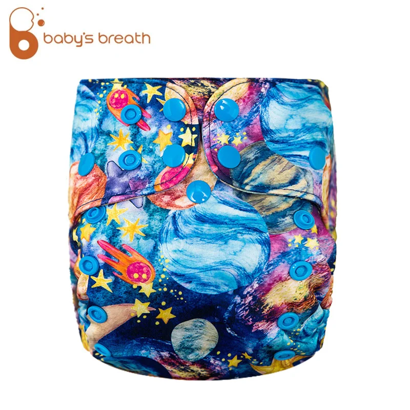 Тканевые быстросохнущие подгузники с двойной ластовицей моющиеся Экологичные