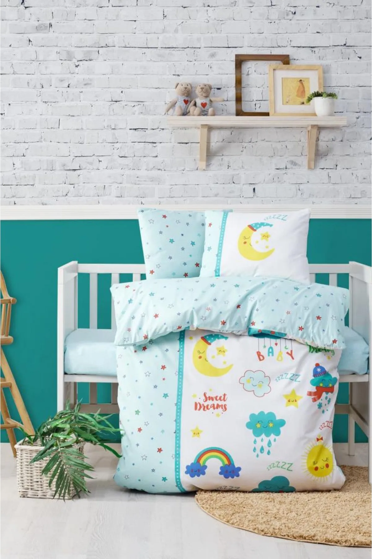 

Baby Duvet Cover Set Sweet Dreams Mint Cute Bear Blue Elephant Set Pink Playground Turquoise Gracious Sweet Dreams Panda Mint