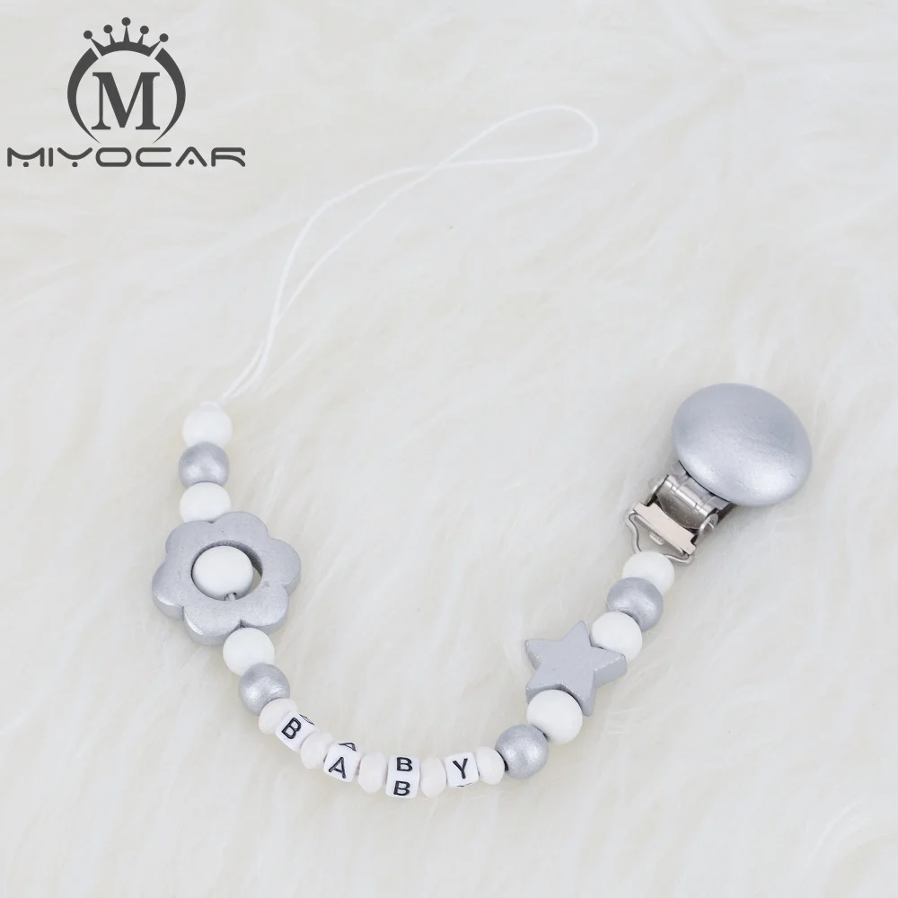 MIYOCAR персонализированные любое имя прекрасное серебро последователь деревянные