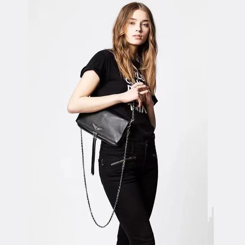 Женская сумка через плечо ZV из натуральной кожи модный Индивидуальный