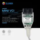 Новейшая версия MINI VCI j2534 для Toyota TIS Techstream V13.00.022 Одиночный кабель OBD2 диагностический инструмент бесплатная доставка