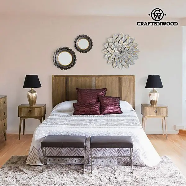Комод МДФ под тиковое дерево коричневый (82x40x81 50 см) Be Yourself коллекция от Craftenwood| |
