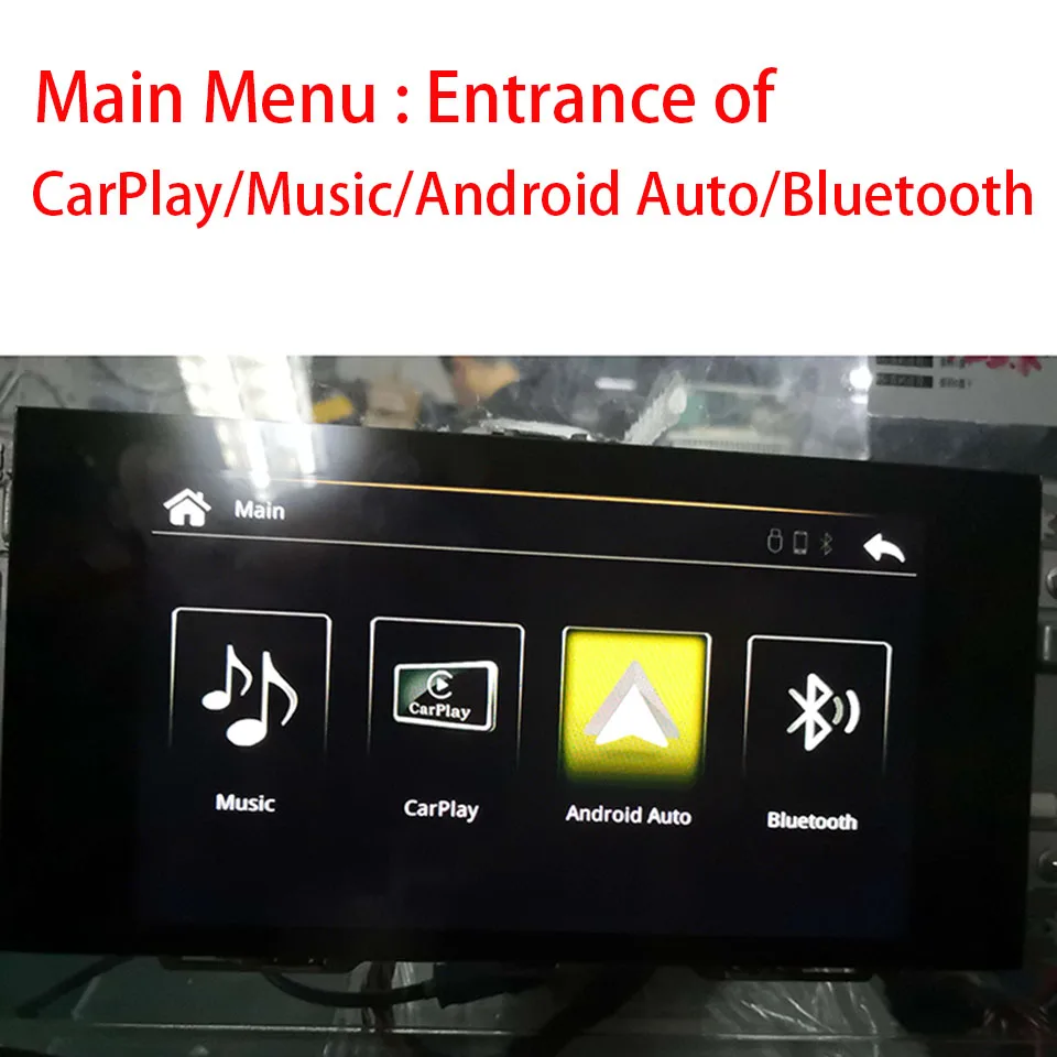 Беспроводное зеркало для экрана Apple CarPlay и Android авто модернизация Volkswagen GOLF Passat Tiguan