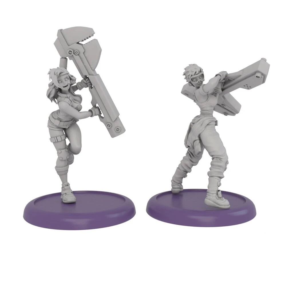 

30mm Base , Resin Model Figure GK , 2 Figure , Unassembled and unpainted kit